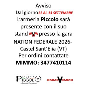 VARIAZIONI E AVVISI -